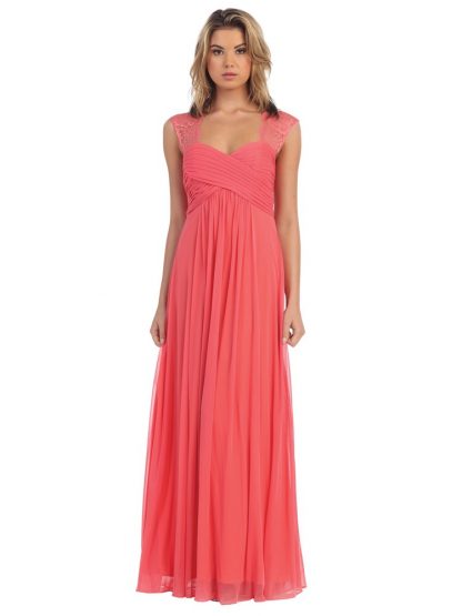 3073 - Stretch Chiffon Bridesmaid Gown with Maternity Option - Image 21