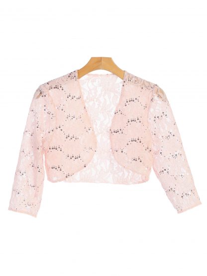 3278 - Lace Bolero 3/4 Sleeve - Image 3