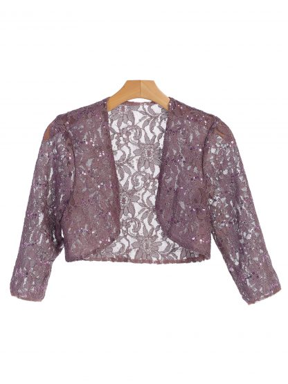 3278 - Lace Bolero 3/4 Sleeve - Image 9
