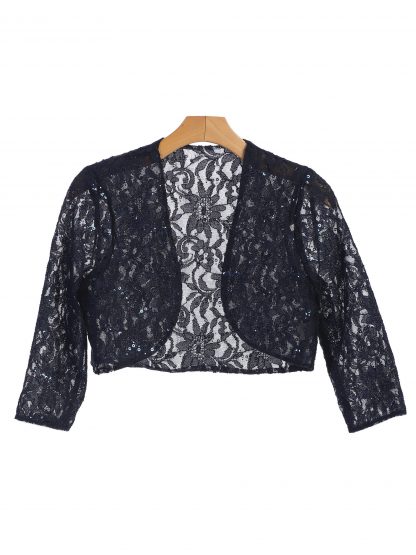 3278 - Lace Bolero 3/4 Sleeve - Image 2