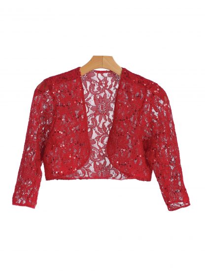 3278 - Lace Bolero 3/4 Sleeve - Image 13