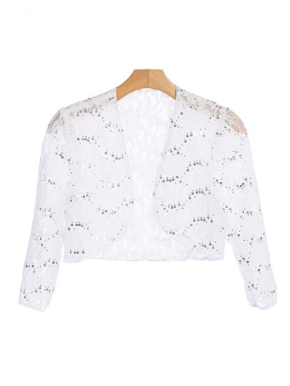 3278 - Lace Bolero 3/4 Sleeve - Image 17