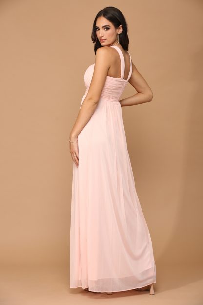3280 - Criss-Cross Halter Bm Dress - Image 3