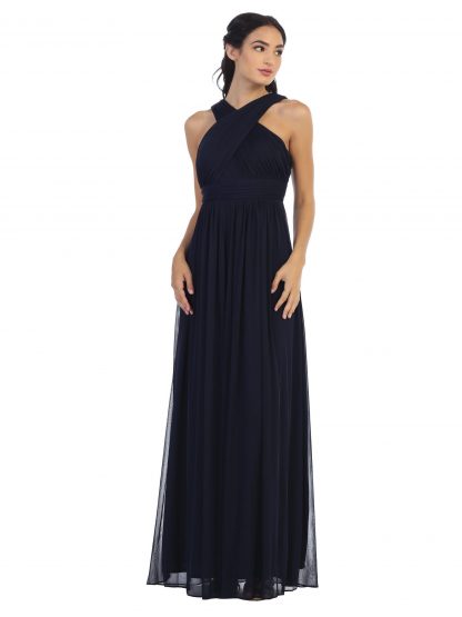 3280 - Criss-Cross Halter Bm Dress - Image 13