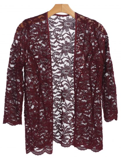 3297 - Lace Scallop Edge Jacket - Image 2