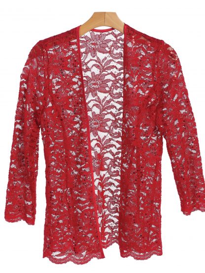 3297 - Lace Scallop Edge Jacket - Image 5