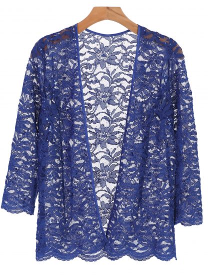 3297 - Lace Scallop Edge Jacket - Image 6