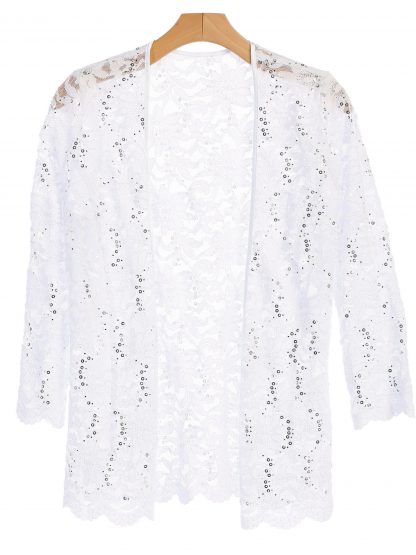 3297 - Lace Scallop Edge Jacket - Image 7