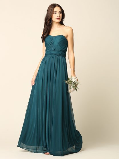 3316 - Convertible Stretch Chiffon Bridesmaid Dress - Image 20