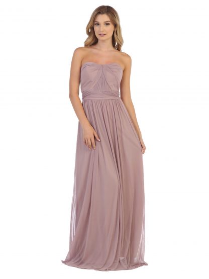 3316 - Convertible Stretch Chiffon Bridesmaid Dress - Image 29