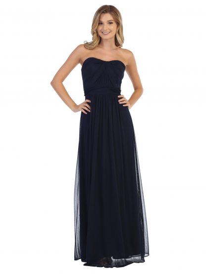 3316 - Convertible Stretch Chiffon Bridesmaid Dress - Image 26