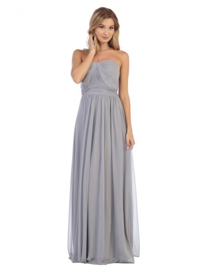 3316 - Convertible Stretch Chiffon Bridesmaid Dress - Image 25