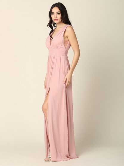 3329 - V-neck Front And Back Grecian Dress - Image 10