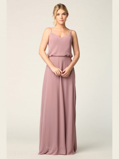 3318 - Blouson Top Bridesmaid Dress - Image 9