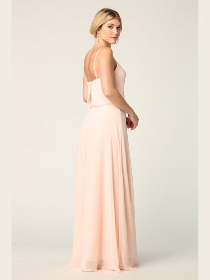 3318 - Blouson Top Bridesmaid Dress - Image 3