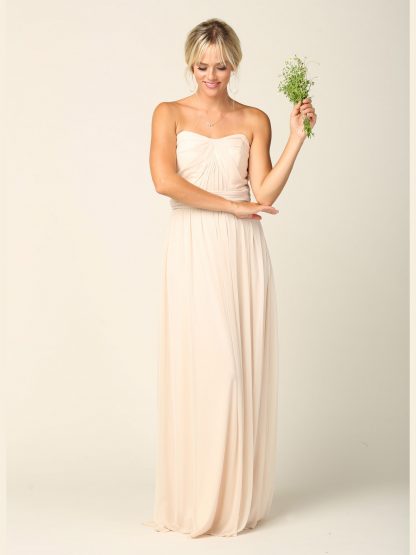 3316 - Convertible Stretch Chiffon Bridesmaid Dress - Image 11