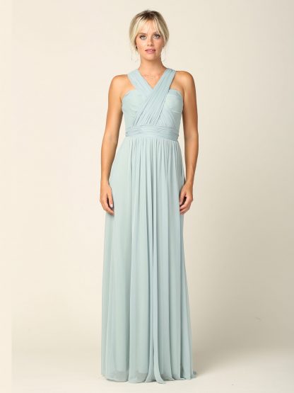 3316 - Convertible Stretch Chiffon Bridesmaid Dress - Image 13