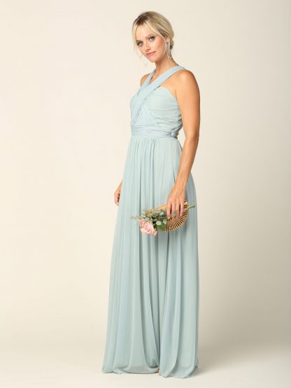 3316 - Convertible Stretch Chiffon Bridesmaid Dress - Image 14