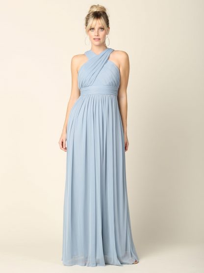 3280 - Criss-Cross Halter Bm Dress - Image 9