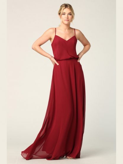 3318 - Blouson Top Bridesmaid Dress - Image 6
