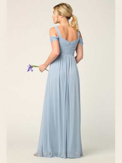 3321 - Empire Waist Off Shoulder Gown - Image 7