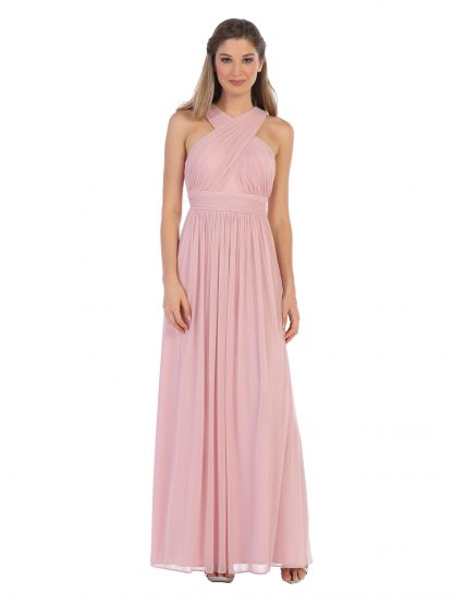 3280 - Criss-Cross Halter Bm Dress - Image 15
