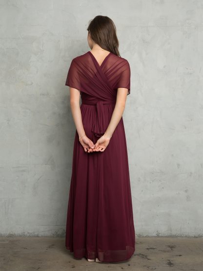 3316 - Convertible Stretch Chiffon Bridesmaid Dress - Image 7