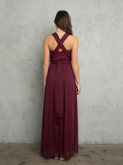 3316 - Convertible Stretch Chiffon Bridesmaid Dress - Image 6
