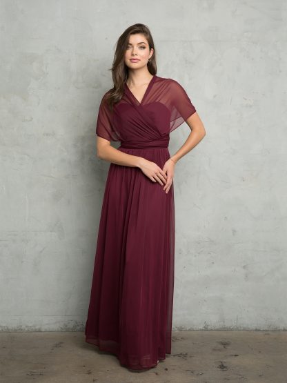 3316 - Convertible Stretch Chiffon Bridesmaid Dress - Image 3