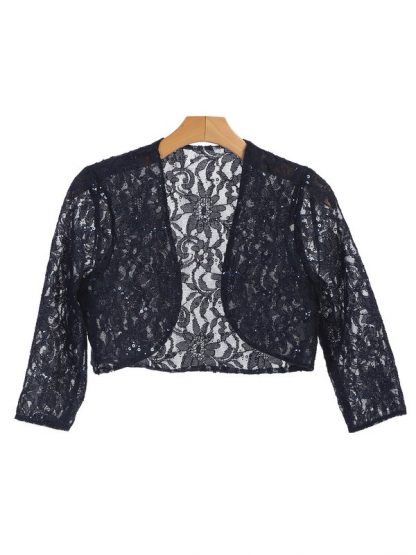 3278 - Lace Bolero 3/4 Sleeve - Image 11