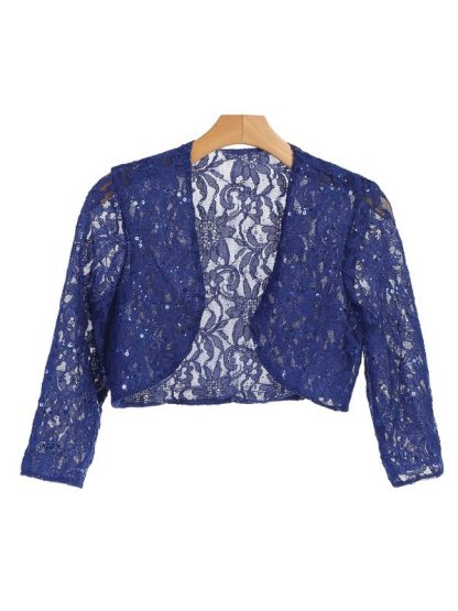 3278 - Lace Bolero 3/4 Sleeve - Image 14
