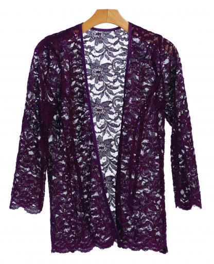 3297 - Lace Scallop Edge Jacket