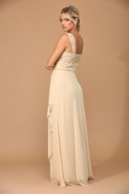 3094-1 | Mama 2pc Stretch Chiffon Set with Lace Jacket - Image 4