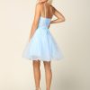 5210 - Tulle Embroidered Dress W Corset Back - Image 7