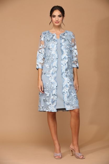 3351 - Mama Lace Dress with Attached Zip Jacket - Image 5