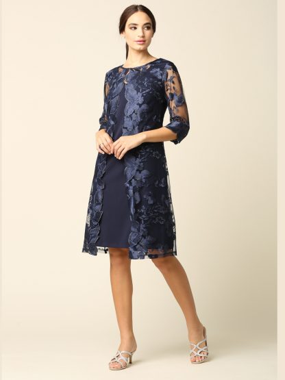 3351 - Mama Lace Dress with Attached Zip Jacket - Image 7