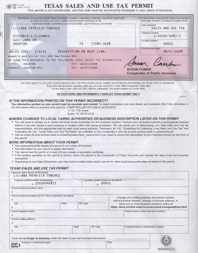 Texas Sales Tax Certificate jpg Eva USA