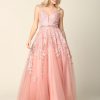5232 - TULLE BALLGOWN WITH EMBROIDERY CORSET BACK - Image 11
