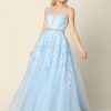 5232 - TULLE BALLGOWN WITH EMBROIDERY CORSET BACK - Image 9
