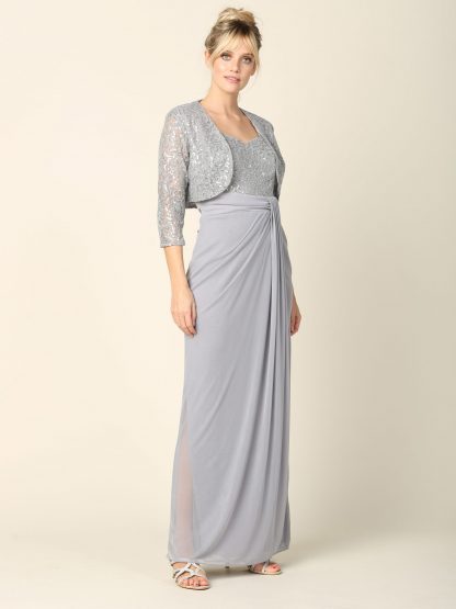 3406 - 2 PC MAMA DRESS W BOLERO - Image 12