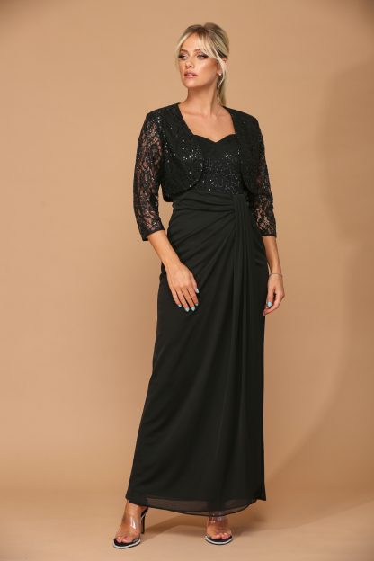 3406 - 2 PC MAMA DRESS W BOLERO - Image 3