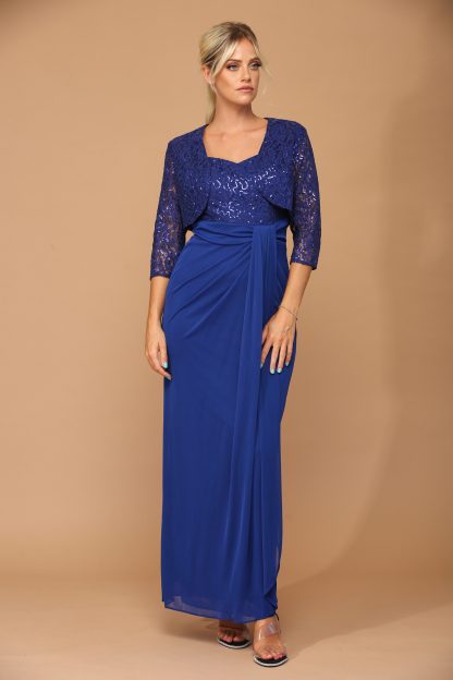 3406 - 2 PC MAMA DRESS W BOLERO - Image 5