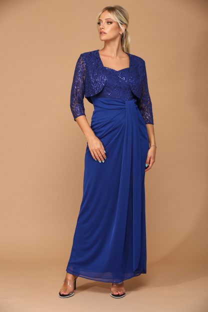 3406 - 2 PC MAMA DRESS W BOLERO - Image 6