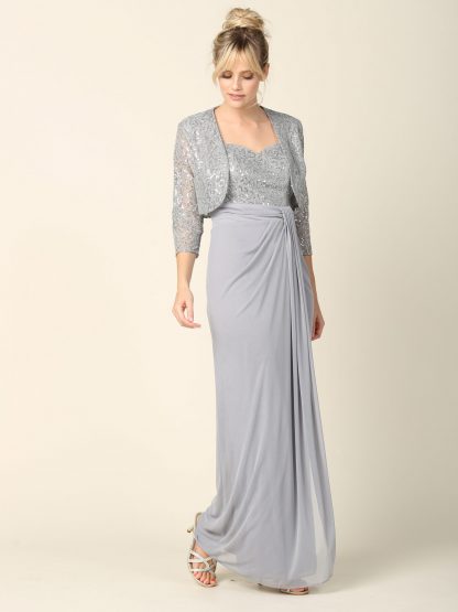 3406 - 2 PC MAMA DRESS W BOLERO - Image 13