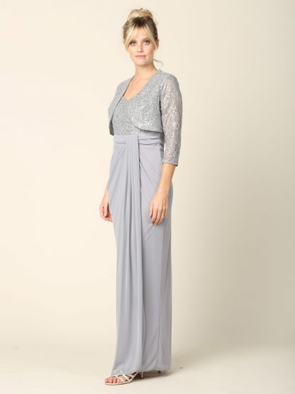 3406 - 2 PC MAMA DRESS W BOLERO - Image 14
