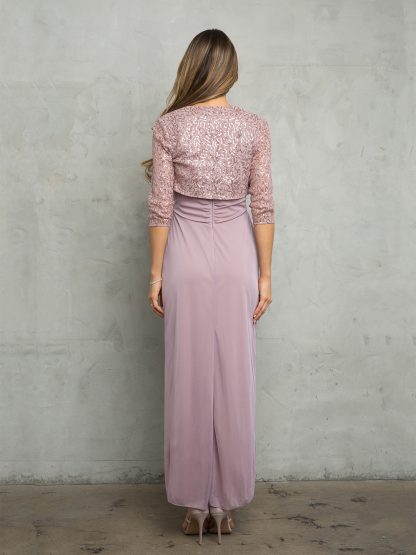 3406 - 2 PC MAMA DRESS W BOLERO - Image 2