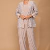 3455- 3PC Pant Set Lace And Stretch ITY - Image 7