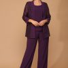 3455- 3PC Pant Set Lace And Stretch ITY - Image 8