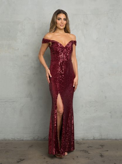 3449 - SEQUIN GOWN CONVERTIBLE STRAP FLASH SALE THROUGH THE END OF JUNE! $10 WHEN BUYING 10 OR MORE PIECES. - Image 2