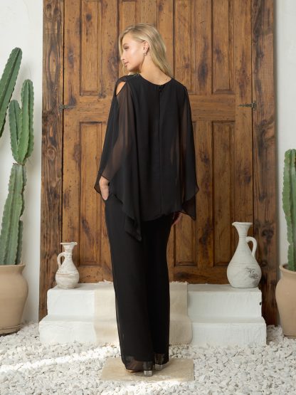 3463 - 2PC CHIFFON PANT SET - Image 7
